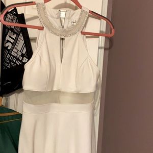 Formal, white dress. Size: small